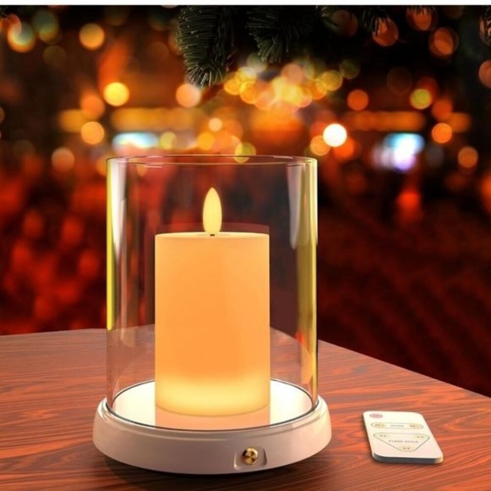 Rechargeable LED Candle‎ Night Light With Remote & Touch Switch